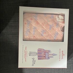 Hallmark Disney Princess tree topper and skirt